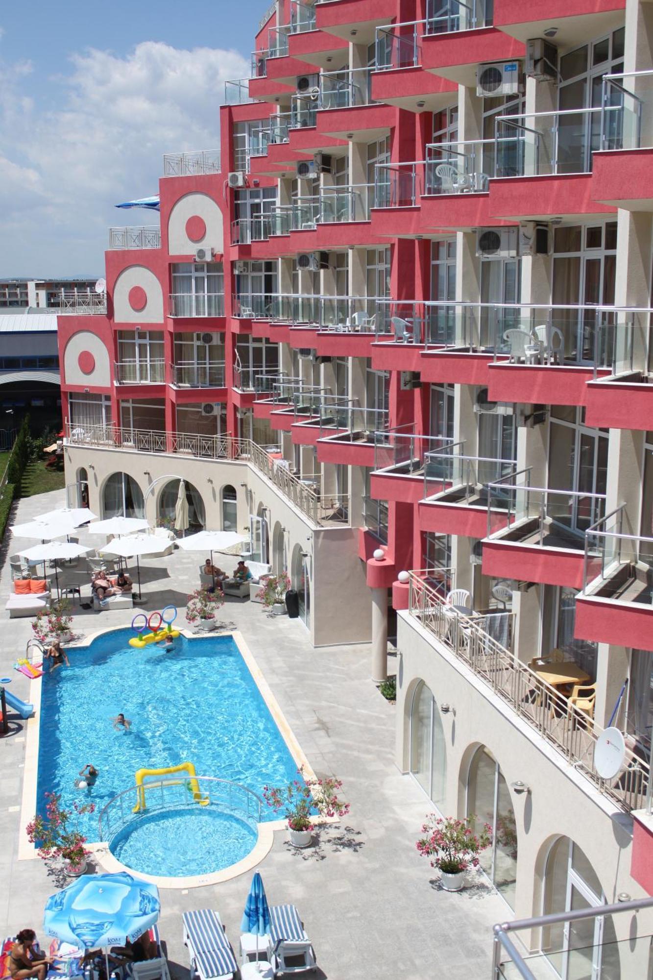 Rose Garden Omax Apartments Sunny Beach Exterior photo